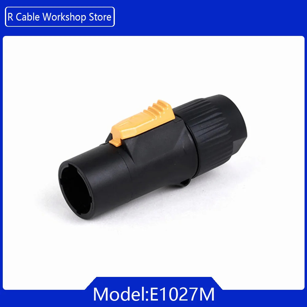 1pc 3Pins Male Powercon Power Supply Plug Industrial Audio LED Large Screen Lighting PA66 Material IP65 Grade