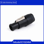1pc 3Pins Male Powercon Power Supply Plug Industrial Audio LED Large Screen Lighting PA66 Material IP65 Grade