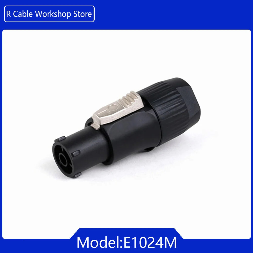 1pc 3Pins Male Powercon Power Supply Plug Industrial Audio LED Large Screen Lighting PA66 Material IP65 Grade