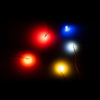 0402 0603 SMD Lamp Wired Micro Led Pre-Soldered Micro Litz Wired Chip 30cm 3V Railway Model Scenes 50pcs/Lot
