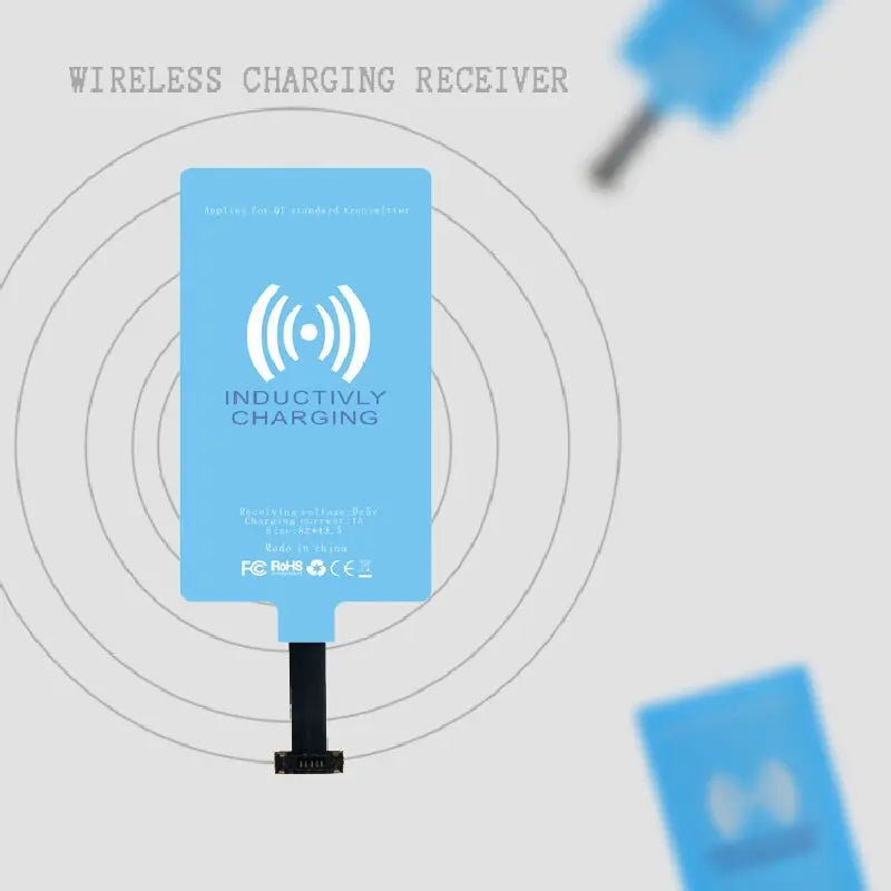 5V 1A Wireless Charging Receiver For iPhone 7 6s Plus 5s Type C Wireless Adapter Coil For Samsung Huawei Xiaomi
