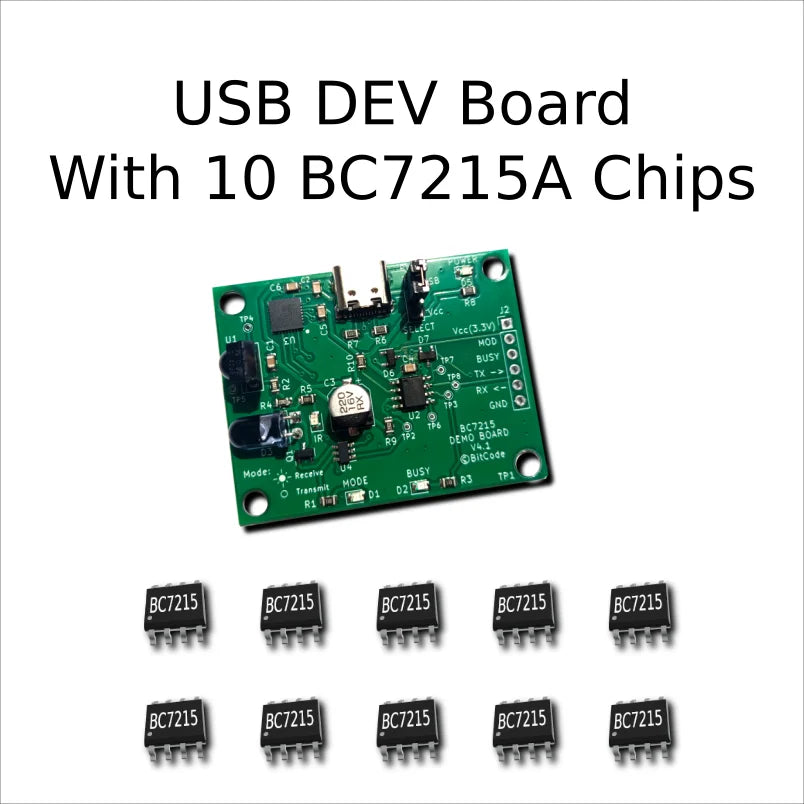 BC7215 / BC7215A Universal AC(Aircon) Control Board / IR Blaster / Decoder IR Tx/Rx Board, for ESP32, ESP8266, STM32