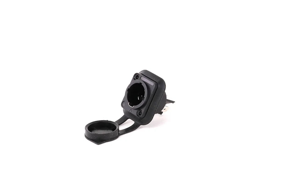 10pcs IN/OUTput 3Pin Waterproof PowerCON True Connector Female Jack,NAC3FX-W Power Female Socket IP65 PowerCon Chassis Connector