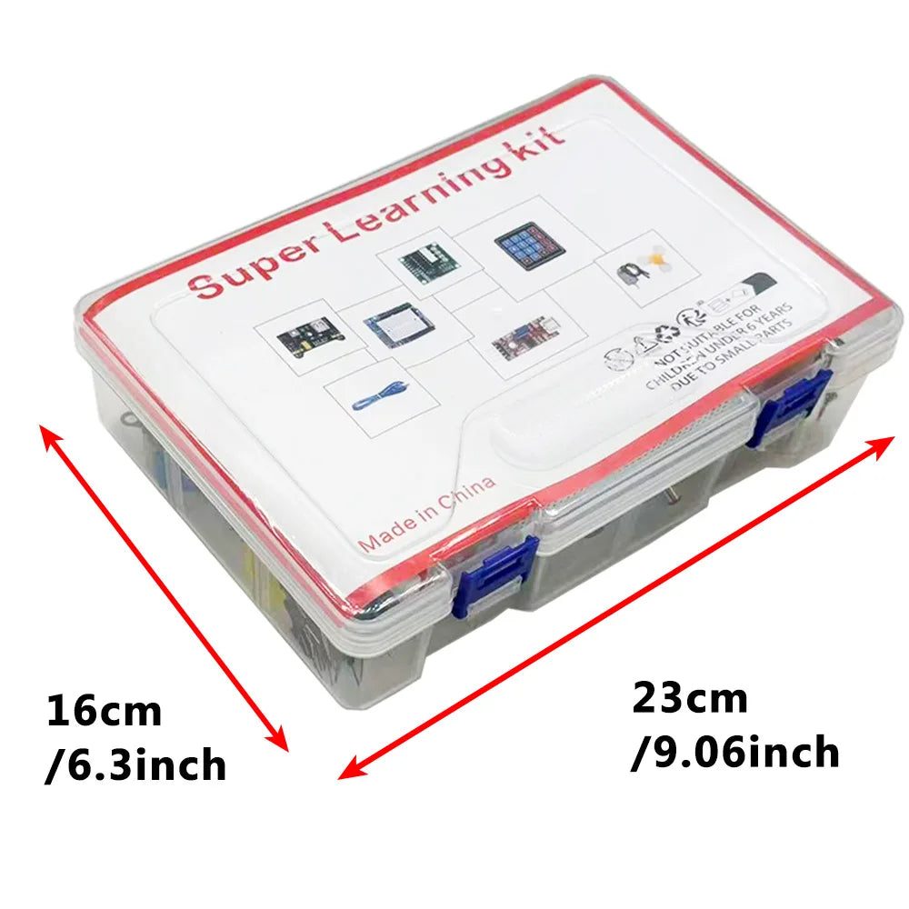 Electronic Starter Kit RFID Upgrade Kit for arduino R3 board 830-Hole Breadboard Super Starter Learning Kit for ATmega328P
