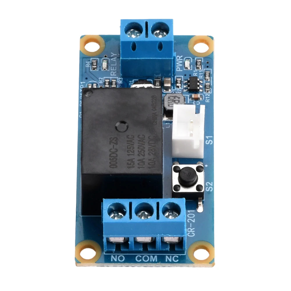 DC5-28V Latching Relay Module with Touch Bistable Switch MCU Control One Channel Relay Power Supply
