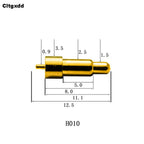 5pcs Pogo Pin Connector Pogopin Battery Spring Loaded Contact SMD Needle PCB 2 3 4 5 6 7 8 9 10 12 14 MM Test Probe H021 - H040