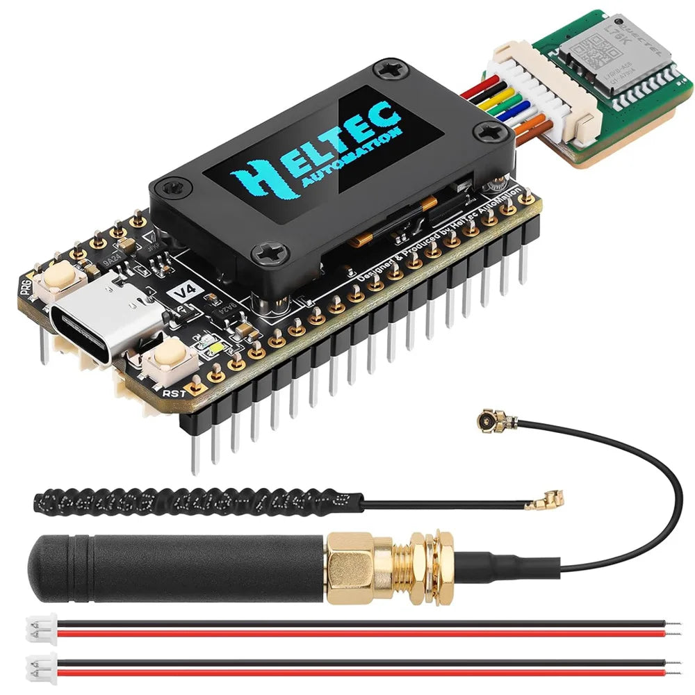 Heltec V4 OLED Solar Powered LoRa 32 Dev-Board ESP32-S3 SX1262 WiFi Bluetooth PSRAM 16MB For Arduino IoT