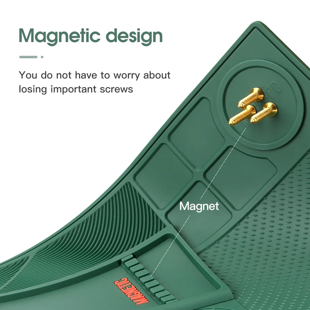 Drone Professional Maintenance Work Pad with Magnetic Insulation Heat-resistant Workbench Anti-scalding Mat for Soldering