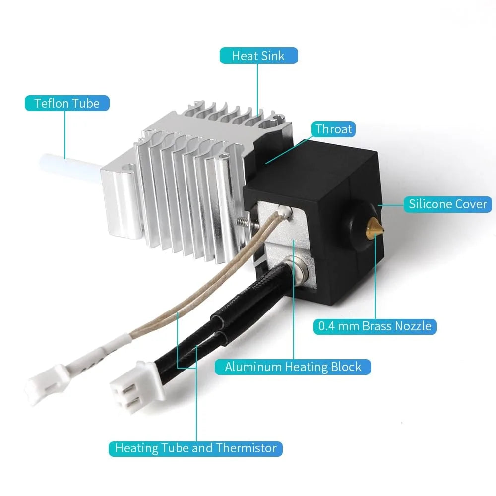 Creality Ender 3 V3 SE Hotend Kit, and Extruder Hotend Heater Block /Heatsink/Thermistor/Heating Rod Tube for Ender3 V3 SE