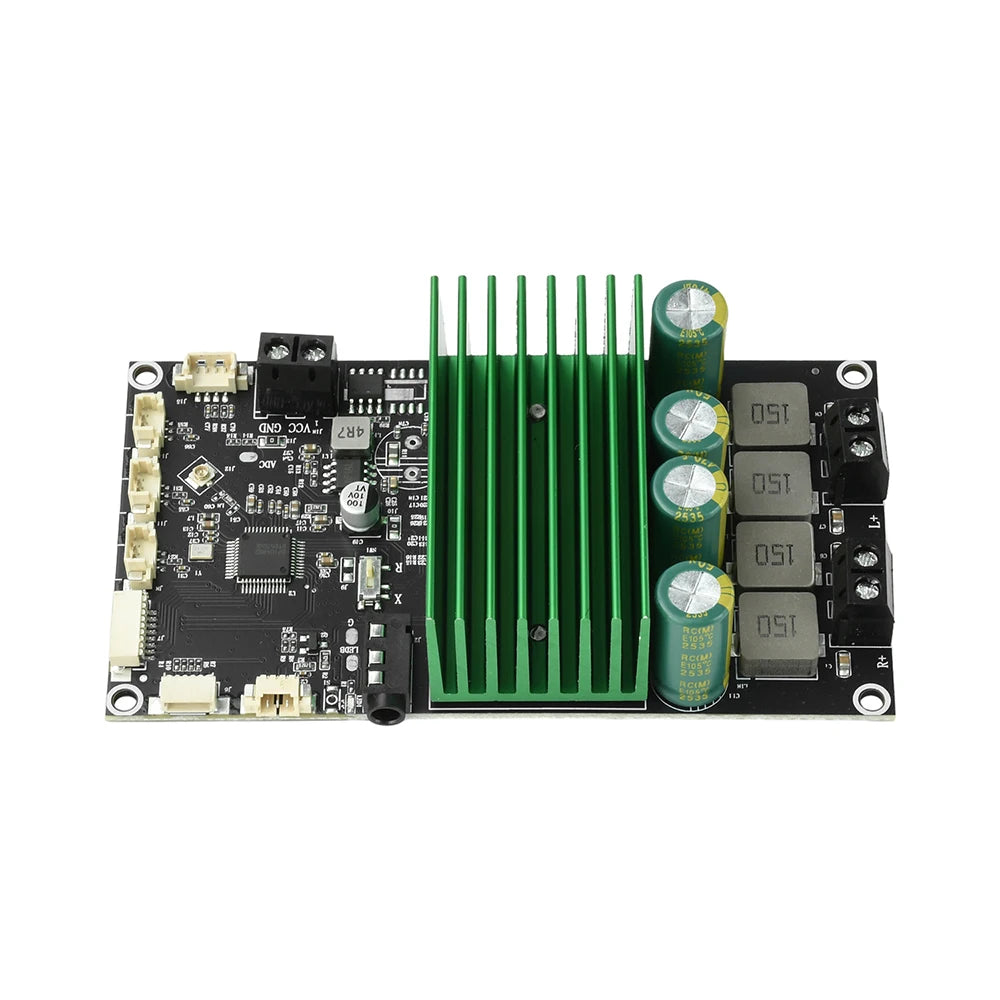 2X150W Bluetooth BT Amplifier Board Bass Enhancement EQ Adjustment Audio Amplifier Module with APP Tuning for DIY Car Audio