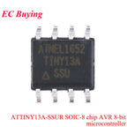 20Pcs/1pc ATTINY85 ATTINY85-20SU ATTINY SOIC-8 8KB 20MHz 8Bit Microcontroller SMD IC Chip ATTINY44A-SSUR ATTINY13A-SSU ATTINY10