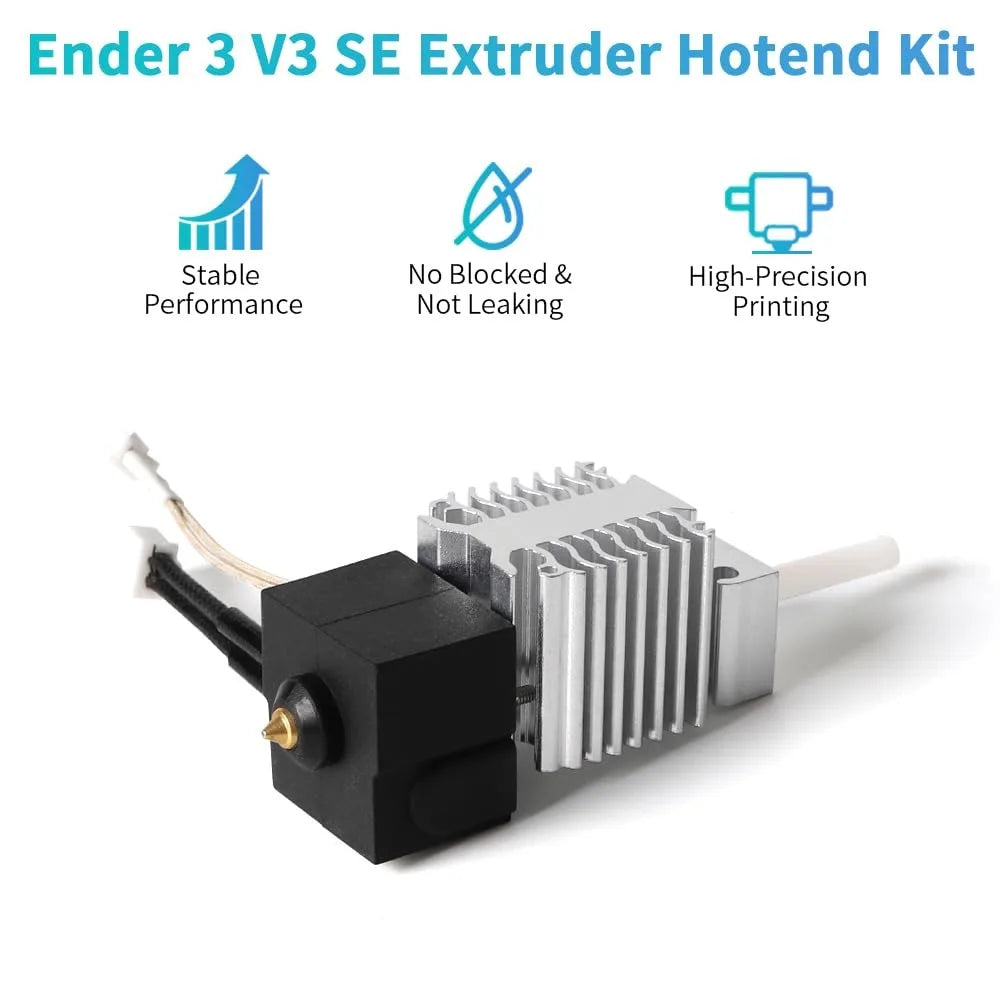 Creality Ender 3 V3 SE Hotend Kit, and Extruder Hotend Heater Block /Heatsink/Thermistor/Heating Rod Tube for Ender3 V3 SE