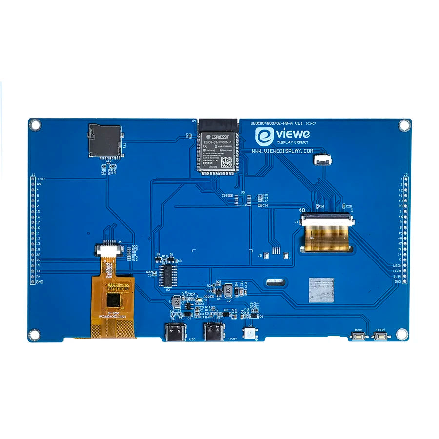 ESP32-S3 7 inch Capacitive Touch Screen Development Board IPS TFT Display Touch Screen Ar-duino LVGL WIFI BLe Uart Smart Module