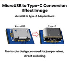USB to RS485 Isolated Serial Port Module Fully Isolated Power Communication High Speed 2Mbps Transmission Type C Interface