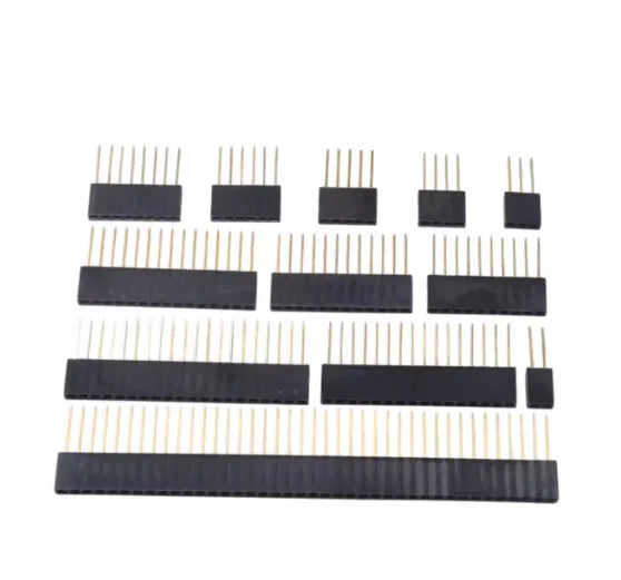 10pcs 1X2/3/4/6/8/10/15 Pin 2.54MM Stackable Long Legs Femal Header For Arduino Shield Stlxy