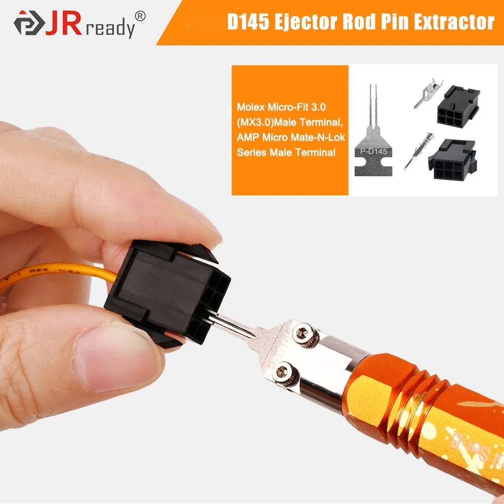 JRready 4PCS N-DAP-D145,N-DAP-D120,N-DAP-D173 Suit for Molex Mini-Fit Jr.5557,5559 PC Power Connectors(ATX/EPS/PCI-E), (MX3.0)
