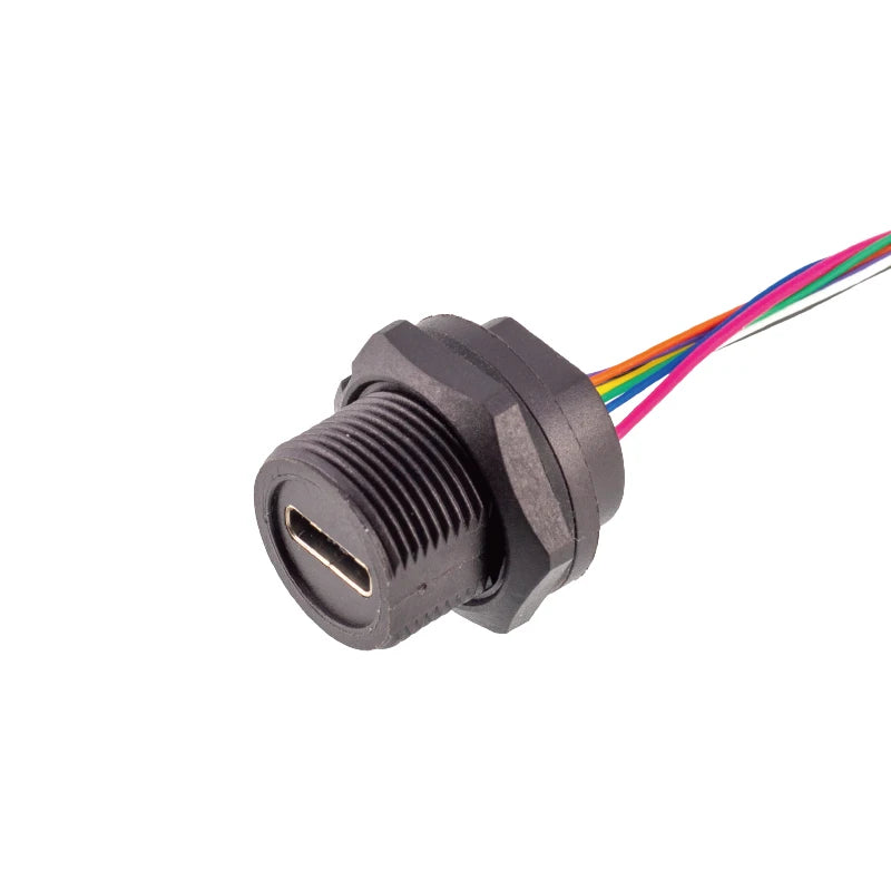 USB Type A B C Connector 2.0 3.0 3.1 Female Male Cable PCB Panel Mount Micro DIY Socket Port Waterproof USB Connector Adapter