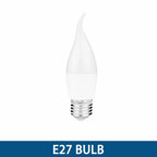 6Pcs  led Light bulb E14 E27 LED Lamp Indoor Warm Cold White Light 3W 6W 9W 12W 15W 220V LED Candle Bulb Home Decor Chandelier