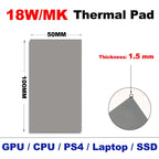 22W/mk 3.0mm Heat Conducting Thermal Pad Computer Laptop GPU VGA Card CPU Heatsink Cooling Conductive Silicone Grease Sheet