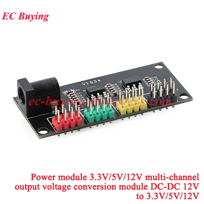 AMS1117 LM7805 Multi Channel Way Voltage Regulator Convertor Board Power Module Type-C AMS1117-1.2V/1.5V/1.8V/2.5V/3.3V/5.0V