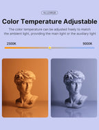 Ulanzi VL119 RGB Handheld Stick Light Wand Tube LED Video Light CRI 95+ 2500K-9000K 2000mAh Photography Lighting Fill Lamp