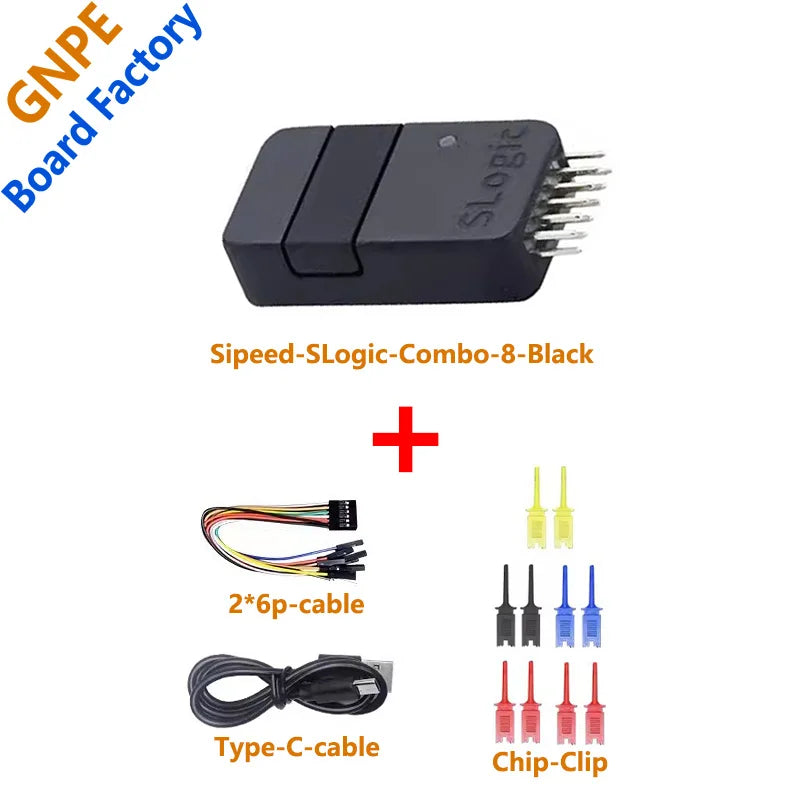 Sipeed SLogic Combo 8 Logic Analyzer DAPLink CKLink Debugger Serial Port Adapter Multi‑protocol Debug Tool For MCU Hardware Debu