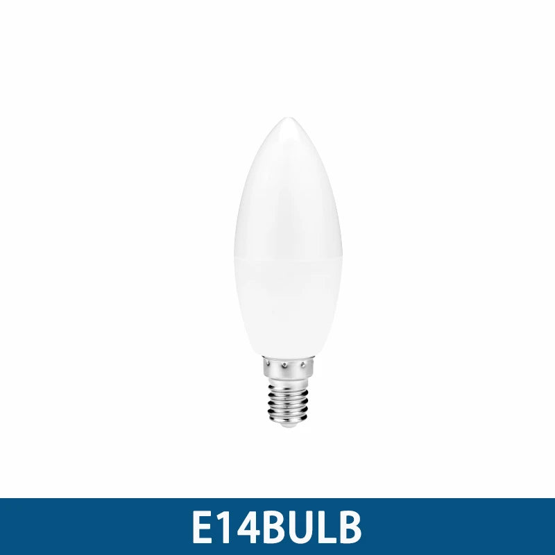 6Pcs  led Light bulb E14 E27 LED Lamp Indoor Warm Cold White Light 3W 6W 9W 12W 15W 220V LED Candle Bulb Home Decor Chandelier