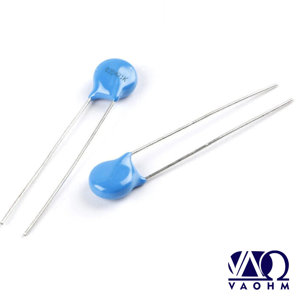 20PCS Metal Oxide Varistor 07D101K 07D121K 07D181K 07D201K 07D221K 07D271K 07D331K 07D361K 07D391K 07D431K 07D471K 07D511K