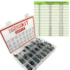 500PCS 0.1uF-1000uf 24Values Electrolytic Capacitor Mixed DIP Electronic Kit Electrolyte Capacitors 10V 16V 25V 50V