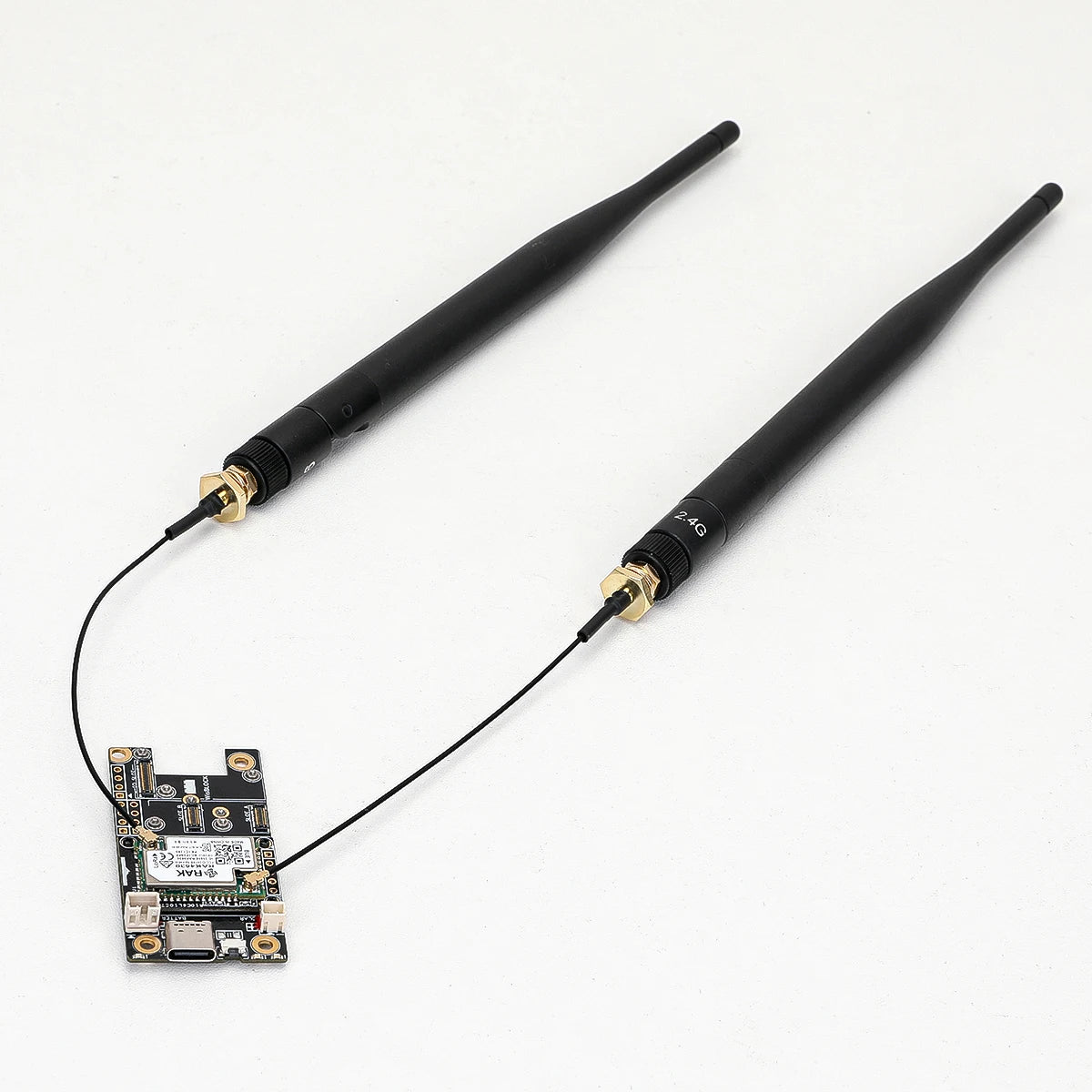 RAK Wireless WisBlock Meshtastic Starter Kit NRF52840 RAK19007+RAK4631 LoRa Module for LoRaWAN IoT With 868MHz 915MHz Antenna
