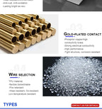 CAZN Waterproof IP67 IP68 Type C Female to Male PFC Flat Cable 3.1 Speed Bayonet-type Type-C 3.1 10GB
