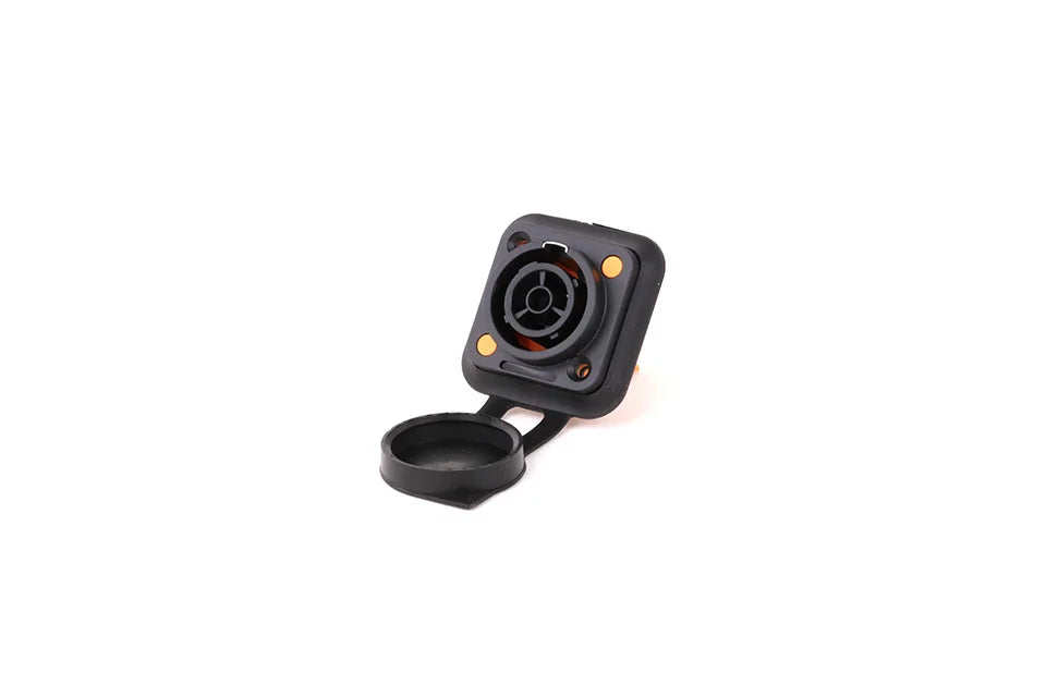 10pcs IN/OUTput 3Pin Waterproof PowerCON True Connector Female Jack,NAC3FX-W Power Female Socket IP65 PowerCon Chassis Connector