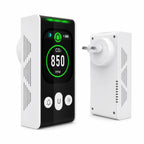 FABISENSE PTH-253N Plug-in CO2 Detector NDIR Air Quality Monitor 400-5000 PPM with Color Display and Adjustable Alarm