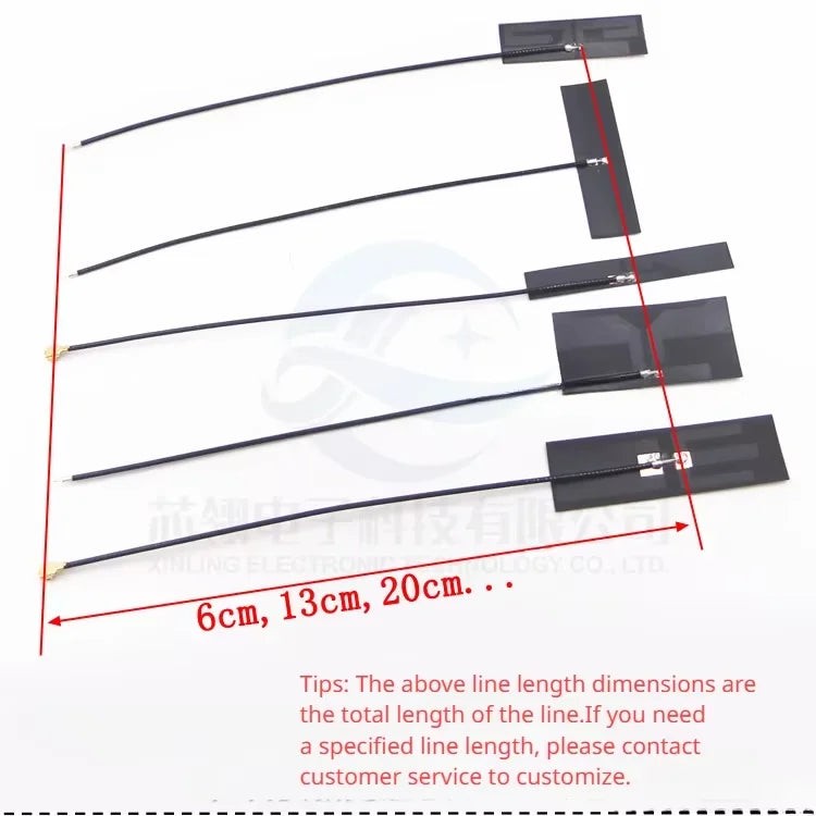 5pcs 2.4G Built-in Antenna ZigBee Module Antenna FPC Soft Board Flexible WiFi Bluetooth Patch Antenna