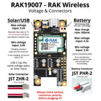 RAK19007 WisBlock LoRaWAN SX1262 Wireless Module RAK19007 + RAK4631 Baseboard Kit for Meshtastic Meshcore Raido LoRa Node
