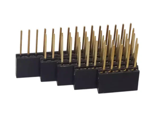 10pcs 1X2/3/4/6/8/10/15 Pin 2.54MM Stackable Long Legs Femal Header For Arduino Shield Stlxy