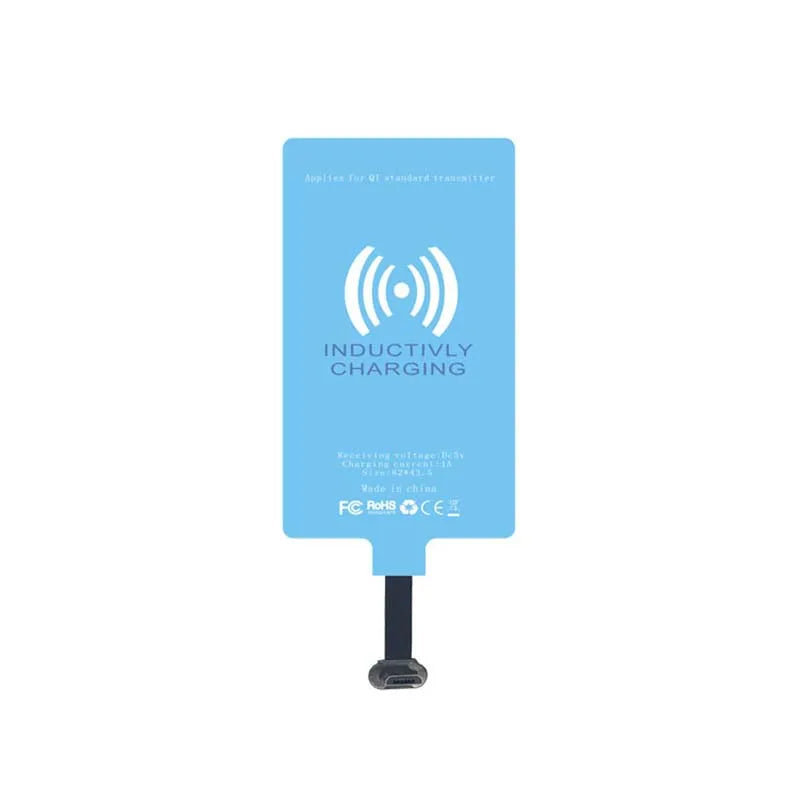 5V 1A Wireless Charging Receiver For iPhone 7 6s Plus 5s Type C Wireless Adapter Coil For Samsung Huawei Xiaomi
