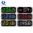 TM1637 LED Display Module for Arduino 4 Digit Tube 7 Segment 0.56 inch Time Clock Indicator Module Red Blue Green Yellow White