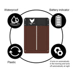 Automatic Chicken Coop Door Chicken House Door Light Sensor Farm Chicken Opener Pets Duck Cage Door Supplies Battery Powered