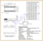 5/50 Pcs 2.54MM Pitch SMD DIP IC Socket Contact Clip Surface Mount Machined Receptacle 4 6 8 10 12 14 16 18 20 24 Pin Row 7.62mm