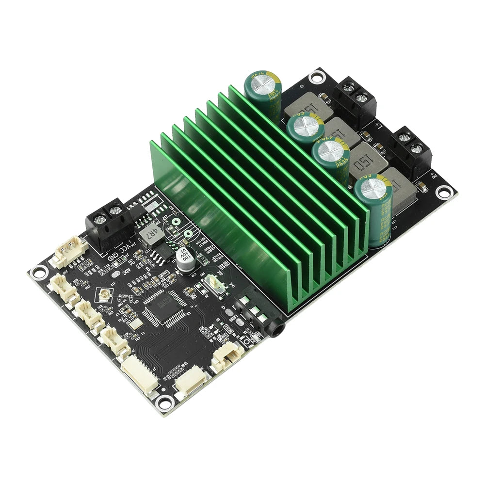 2X150W Bluetooth BT Amplifier Board Bass Enhancement EQ Adjustment Audio Amplifier Module with APP Tuning for DIY Car Audio
