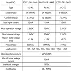 10A 25A 40A 60A 80A 100A Single Phase Slim SSR Solid State Relay With Heat Sink Industrial Relay DIN Rail Mount