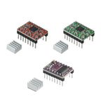 3D Printer Parts A4988 With Heat Sink StepStick Stepper Motor Driver Carrier Reprap 4-layer PCB Replace 1.4 MKS GEN Board