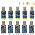 1-10PCS CP2102 USB-UART 6-in-1 Multifunctional(USB-TTL/RS485/232,TTL-RS232/485,232 to 485) Serial Adapter for Arduino
