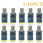 1-10PCS CP2102 USB-UART 6-in-1 Multifunctional(USB-TTL/RS485/232,TTL-RS232/485,232 to 485) Serial Adapter for Arduino