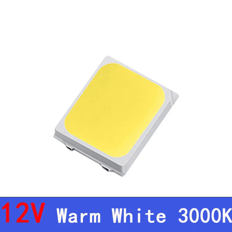 50-100pcs SMD LED 2835 White Chip 0.5 W 1W 3V 6V 9V 18V 36V 100-130LM Ultra Bright Surface Mount LED Light Emitting Diode Lamp
