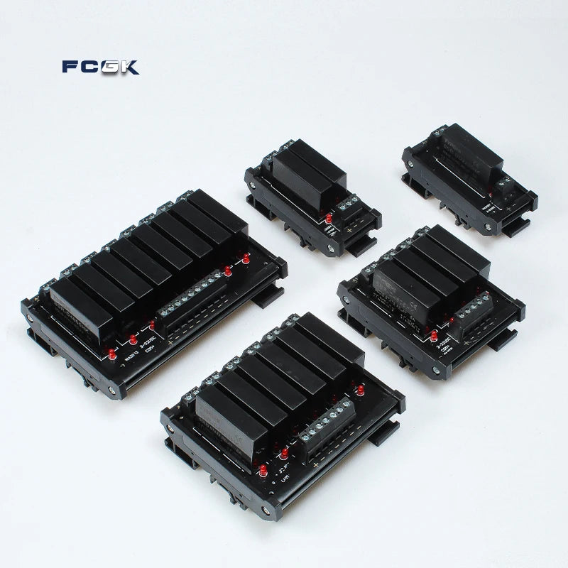 FCGK 1 2 4 6 8 Channel Solid State Relay Module PNP OR NPN Board 5V 12V 24V 32VDC PCB DC TO AC SSR Module