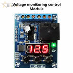 DC12V Voltage Detection Module Relay Switch Charging Discharge Monitoring Protection Power Supply Accessories