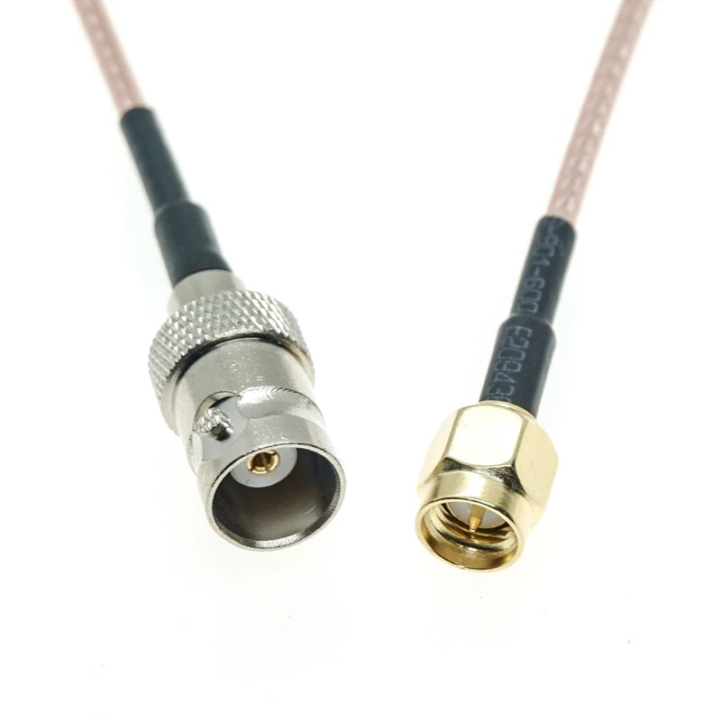 RG316 SMA MALE to BNC FEMALE Connector Lot Coaxial Jumper RF Pigtail Cable