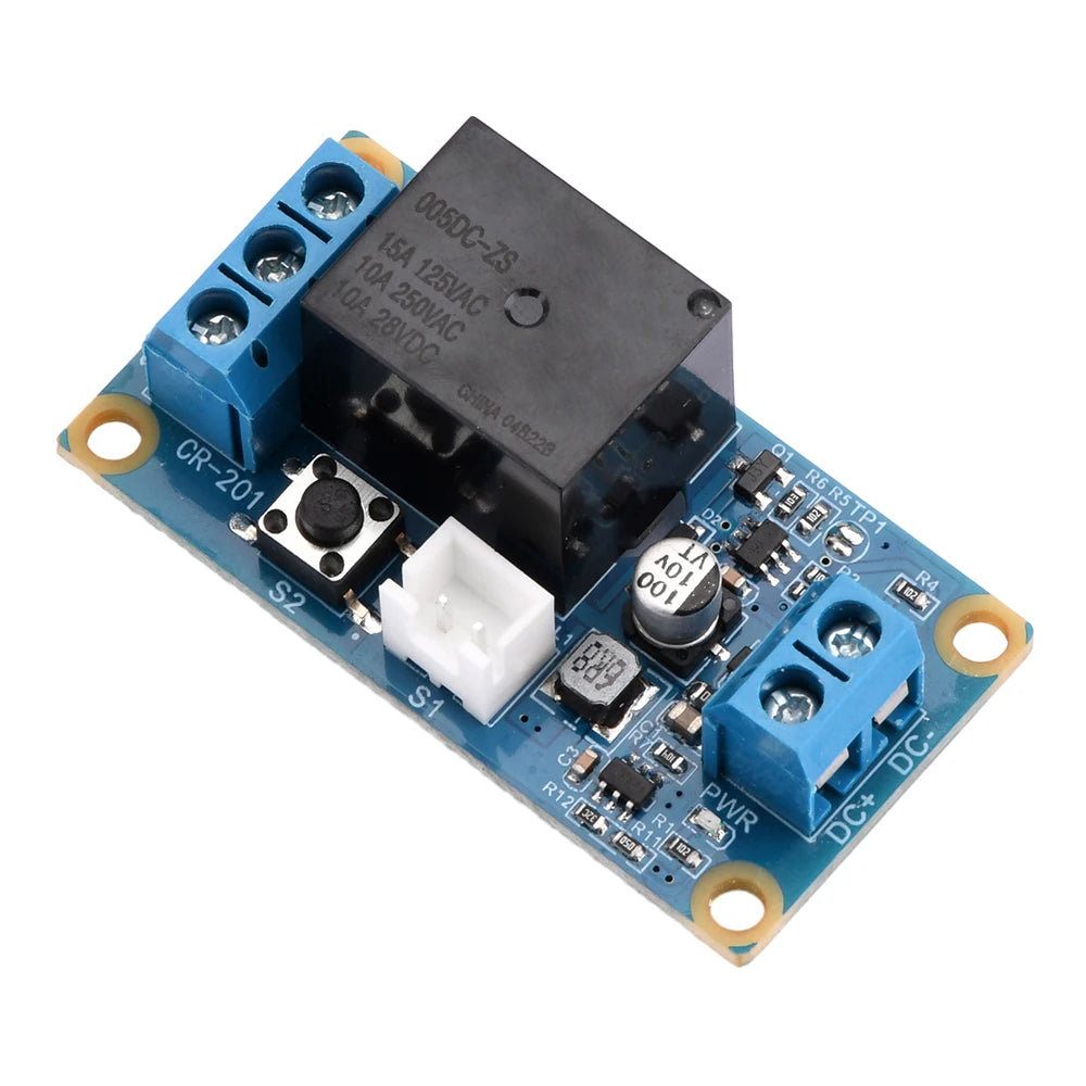 DC5-28V Latching Relay Module with Touch Bistable Switch MCU Control One Channel Relay Power Supply